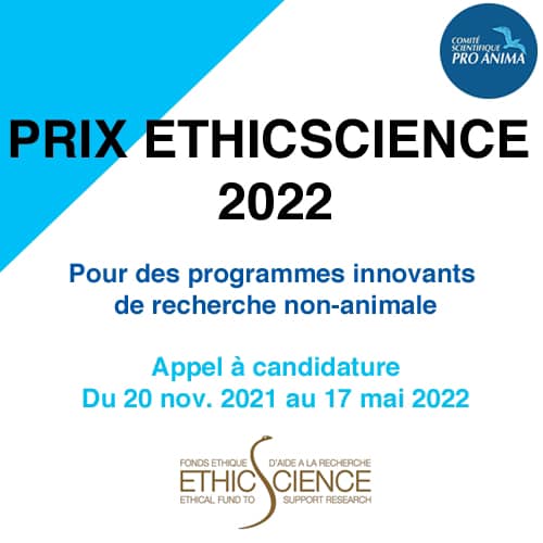 ComiteProAnima's tweet photo. Le Comité Pro Anima est heureux de vous annoncer l'ouverture de l'édition 2022 du Prix EthicScience !
Pour retrouver l'ensemble des modalités du Prix et candidater :
https://t.co/p7nfrgZg55
N'hésitez pas à partager !
#EthicScience https://t.co/PU3UNPlNvm