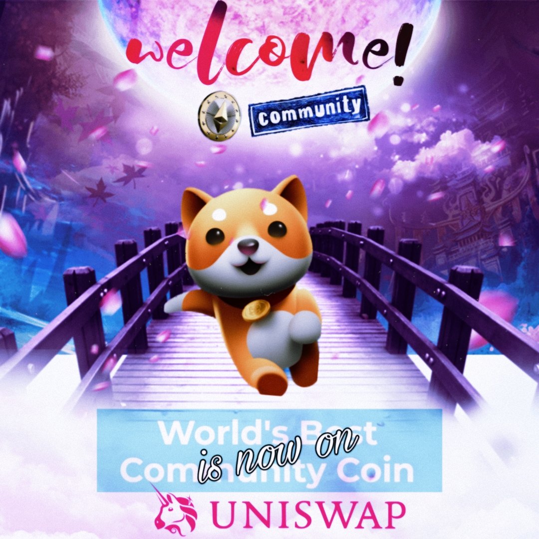 adsul_ritesh's tweet photo. @babydoge @Uniswap Welcome Eth Community to #BabyDogeCoin family 💖
Pawmap 2021 is Roadmap to Moon 🔥🚀🚀 https://t.co/DH4D8rkOe2