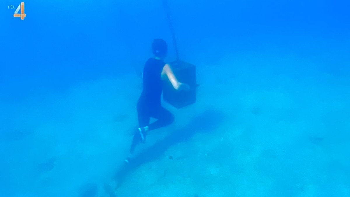 ontaal's tweet photo. Heb je eindelijk je talent ontdekt, blijkt het dat je talent zware kisten sjouwen op de zeebodem is. 

#ExpeditieRobinson https://t.co/tDu4f4vtrP