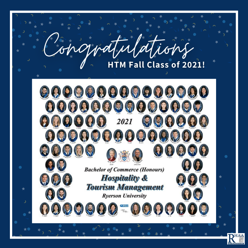 trhaa_tmu's tweet photo. Congratulations to this year's newest #HTMAlumni from #HTMRyerson. Welcome to the #RHAA, we are so excited for you!
An additional congratulations to Cyrus Cooper who is also graduating with his Master of Business Administration this Fall as well! Congratulations graduates! https://t.co/Ab1iugC0zB