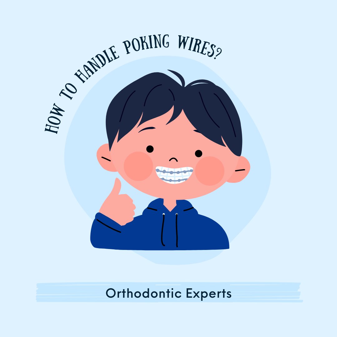 OrthoExpertsCO's tweet photo. How to use wax:
1.  Fry the irritable area with a cotton ball or tissue
2. Pull off a generous amount of wax and roll it into a ball with your fingers
3. Stick the ball of wax into the wire/bracket that's bothering you.
.
.
.
Watch Dr. Y give a demo.. https://t.co/DBrI67jCRe https://t.co/WODhptt41J