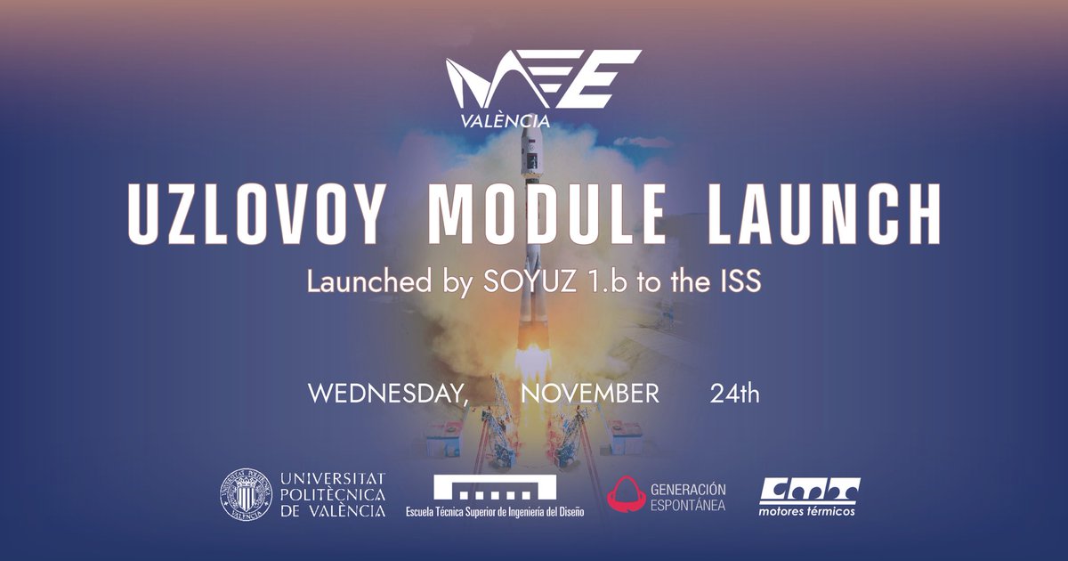 El miércoles 24 de noviembre a las 13.30h tenemos una cita en el salón de actos de la ETSID 🛰