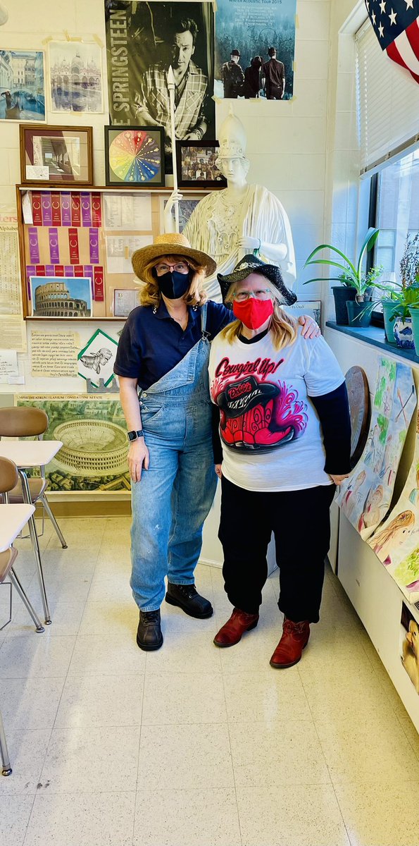 Spirit week continues at BCHS!  Todays theme- dress Country or Country Club. #BCLatin #LatinRocks #SpiritWeek