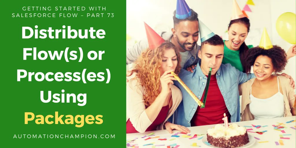 automationchamp's tweet photo. Getting Started with Salesforce Flow – Part 73 (Distribute Flow(s) or Process(es) Using Packages)

Read Here - https://t.co/rZusXhP8EW

#Salesforce #SalesforceAdmin #AwesomAdmins #SalesforceFlow #100daysofcode #100daysofcoding #trailhead #FlowOhana https://t.co/83wPv0FVN4
