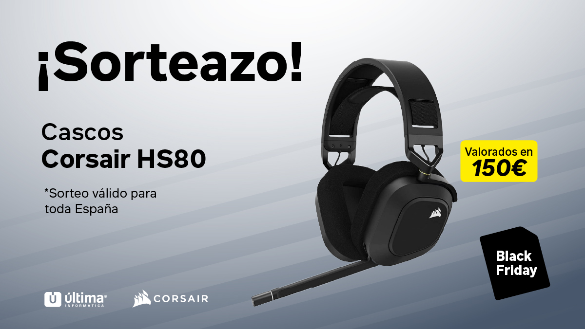 Ultima_Oficial's tweet photo. 🎧 ¡SORTEAZO EXPRESS AURICULARES CORSAIR! 🎧 

🔥 Sigue a @Ultima_Oficial y @CorsairSpain  
⚡️ Menciona a 3 amigos con "BlackFriday Ultima"
🔃 RT a este Tweet

🏆 Ganador sábado 20 a las 12:00 (hora canaria)

👉 Info Blackfriday https://t.co/jRyHHK5fJI https://t.co/v4IqzxMZFo