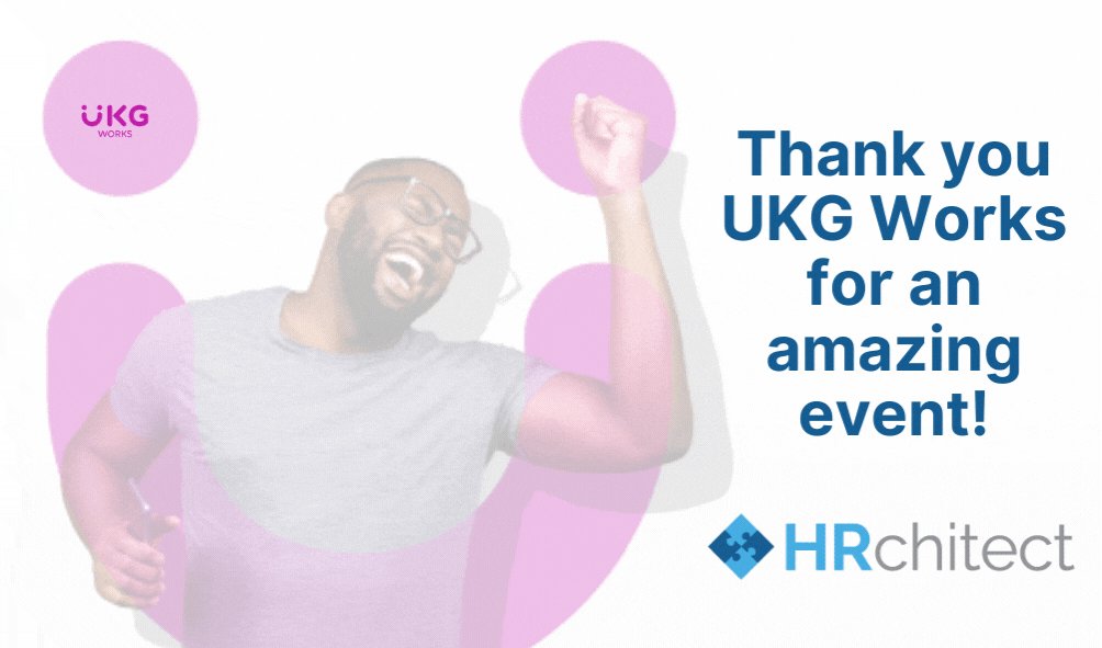 HRchitectNews's tweet photo. 👍Thank you @UKGInc for an incredible #UKGWorks event! It was great to immerse ourselves in the #workforcemanagement world with all of you!
https://t.co/jM1wzQ6ScE
#HRtech #HR #UKGPro #UKGDimensions #UKGReady #UKGPartner #certifiedpartner #implementationpartner #ravenintel https://t.co/bZULcuspWs