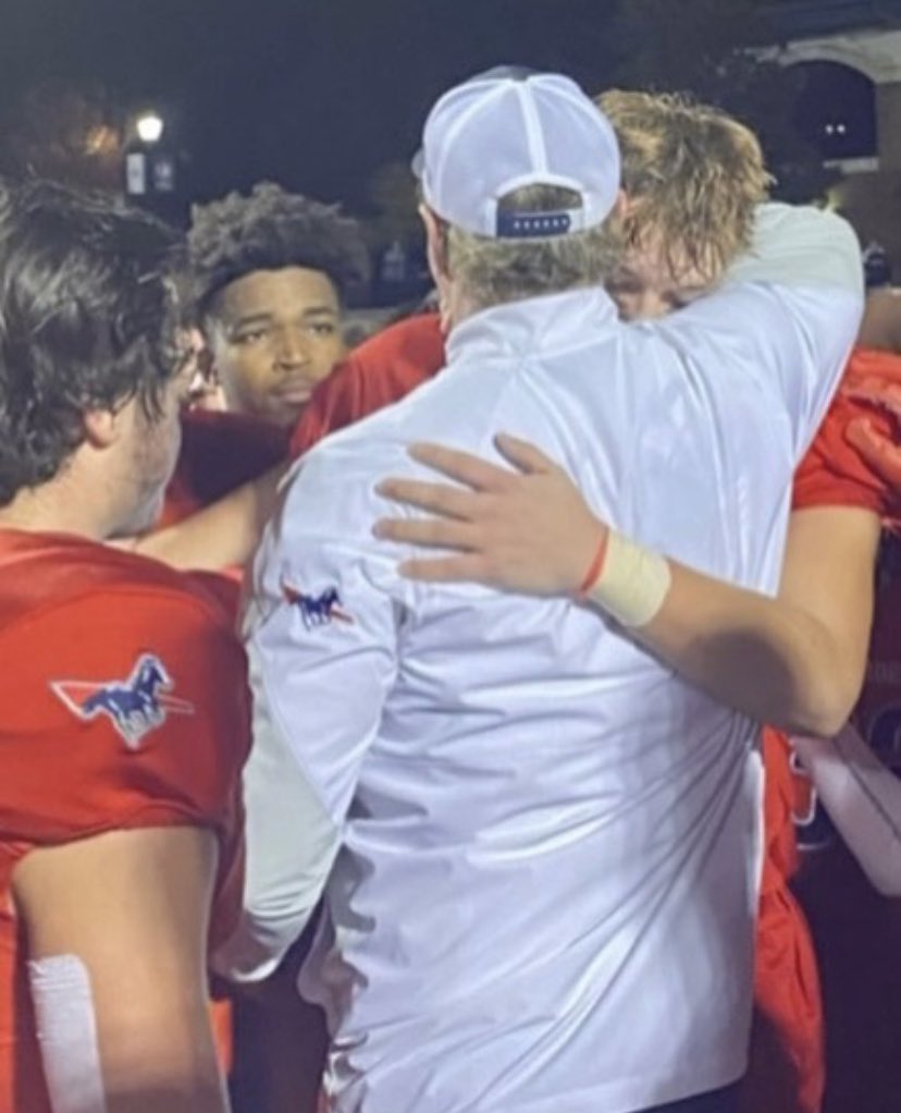 ChadGrier_'s tweet photo. Providence Day OL Chase Balzer will be playing tomorrow night to honor his Dad. The rest of us will be coaching and playing to honor Chase.
RIP EB
#PDFootballFamily https://t.co/3OdwQdKXXU