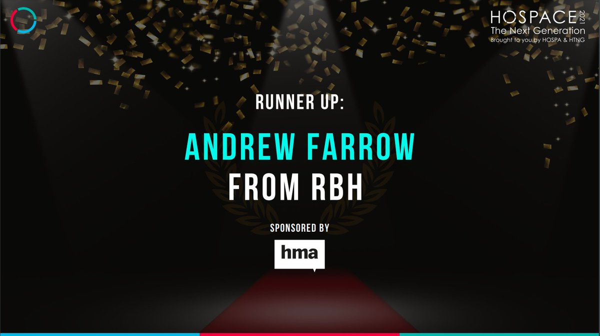 HOSPAtweets's tweet photo. Runner up for the Inspirational Marketer Of The Year Award sponsored by @HMAinfo is Andrew Farrow from RBH Hospitality Manager! Congratulations Andrew!
#HOSPACENextGen #HOSPACEAwards #MarketingLeaders #MarketingAwards https://t.co/M3E2Fpi13p