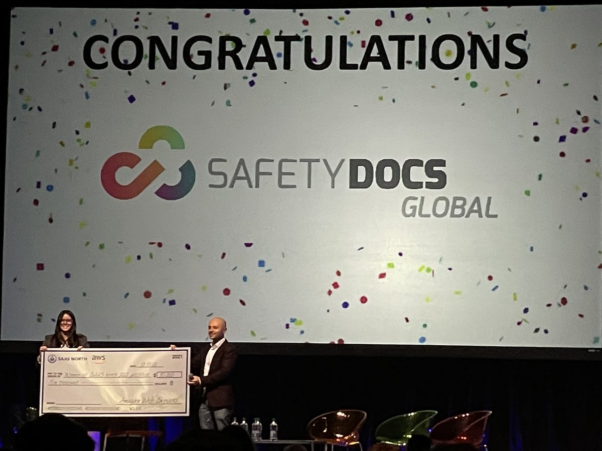 David Mennie (@david_mennie) on Twitter photo Congratulations <a href="/safetydocsCA/">SafetyDocs Global</a> on winning the #SaaSNorth pitch fest! Congratulations <a href="/safetydocsCA/">SafetyDocs Global</a> on winning the #SaaSNorth pitch fest!