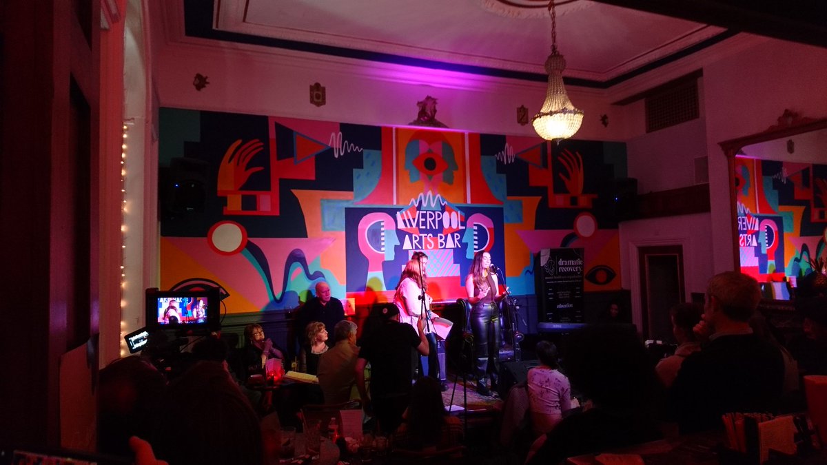 Great to see a big turnout for <a href="/dramaticrecover/">dramatic recovery.</a>'s launch event at <a href="/livartsbar/">Liverpool Arts Bar</a>.
Brilliant performances from people from the community, with mental health at its heart.