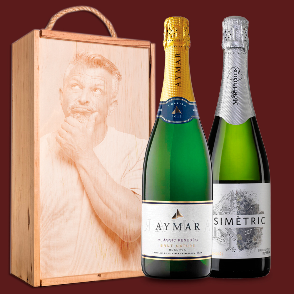 DirecteCeller's tweet photo. No t'ho pensis més! 🤔

🆕 Sorprèn amb un obsequi original de gran qualitat 👌

🎁 🍷 Lot de regal de vins i escumosos catalans, amb caixa de fusta personalitzada amb la teva foto, creativitat o imatge d'empresa.

📲 Descobreix-los tots a https://t.co/R14gIirYfz https://t.co/jp7YUN2hrP