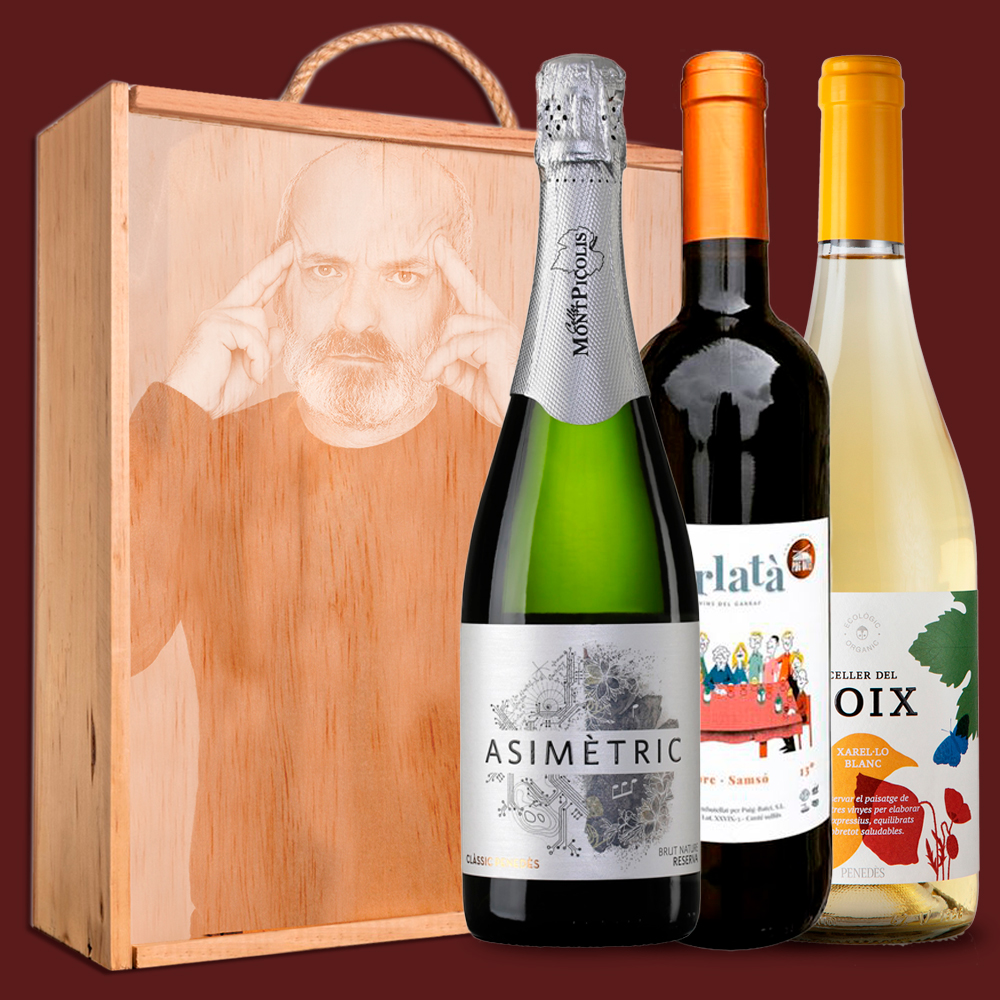 No t'ho pensis més! 🤔

🆕 Sorprèn amb un obsequi original de gran qualitat 👌

🎁 🍷 Lot de regal de vins i escumosos catalans, amb caixa de fusta personalitzada amb la teva foto, creativitat o imatge d'empresa.

📲 Descobreix-los tots a compravionline.com