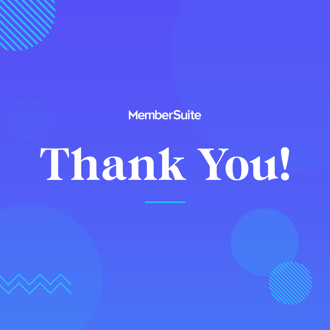 membersuite's tweet photo. Thank you to everyone that came by our showcase at #AMSFest! 🎉We enjoyed connecting with each of you and showing you the power of our #amstech💪

Special shoutout and congratulations to our Amazon e-gift card winners: Elena Sierra and Carol Starke 👏👏 https://t.co/u3tGufsWh8