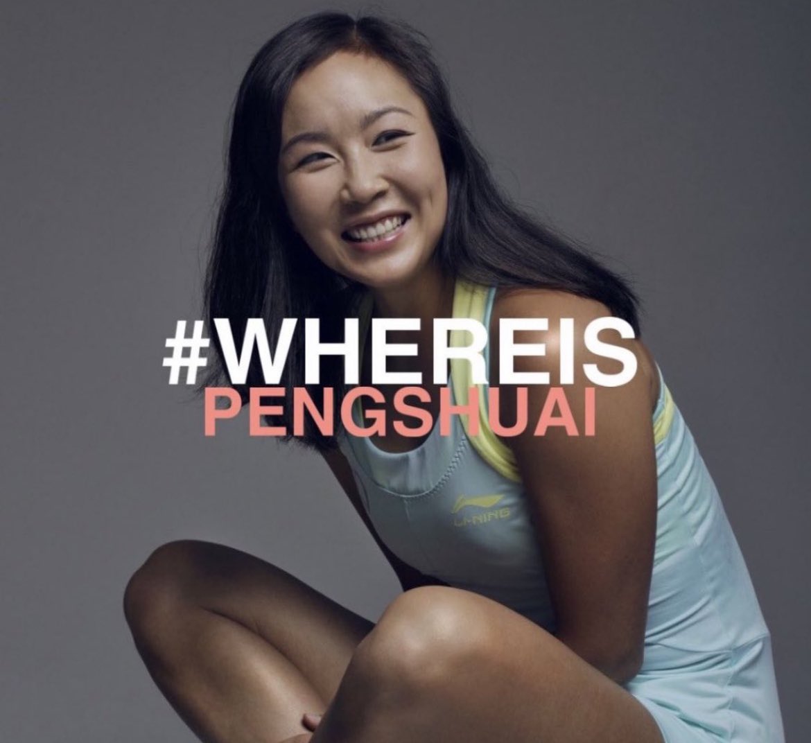 FBiasin's tweet photo. La tennista #PengShuai è scomparsa. A inizio novembre aveva accusato l’ex vice premier cinese di stupro. 

È spuntata una mail a sua firma, diciamo così, “tranquillizzante”, ma anche palesemente farlocca.

È una storia allucinante. #WhereIsPengShuai? https://t.co/FuNeH9upTU