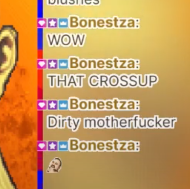 Neonriot4's tweet photo. Finally got around to watching my matches from Quarantined Rapport and saw all the love in chat.

Thank you. I'll keep getting better and keep trying to bring the grimiest Oro play for your viewing pleasure.

And be sure that I'm always rooting for the 3rd Strike crowd as well. https://t.co/TO7hcH3LUr