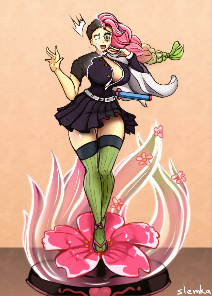 Demon slayer figure Mitsuri KanrojiTGTF Inanimate for anonymous tftg TSF  tffigure inanimate