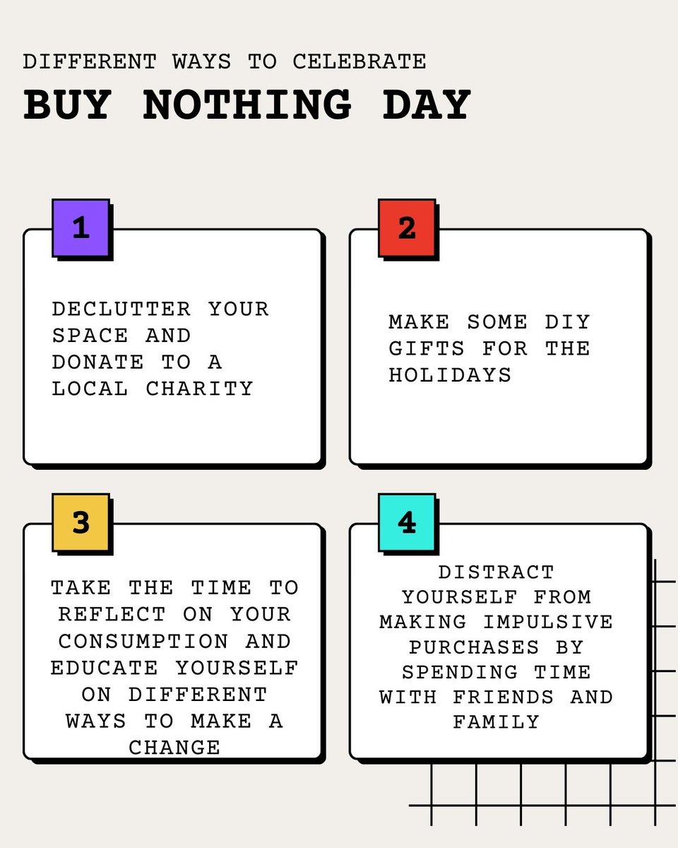 Compete_HQ's tweet photo. With as hectic and chaotic as #BlackFriday has become over the years, we wanted to highlight #BuyNothingDay !
A day to simply declutter, cut down on consumption, and prioritize how your time is truly spent this weekend.
#CompeteApp #CompeteCreatorsprioritize https://t.co/rrigUSSwFl