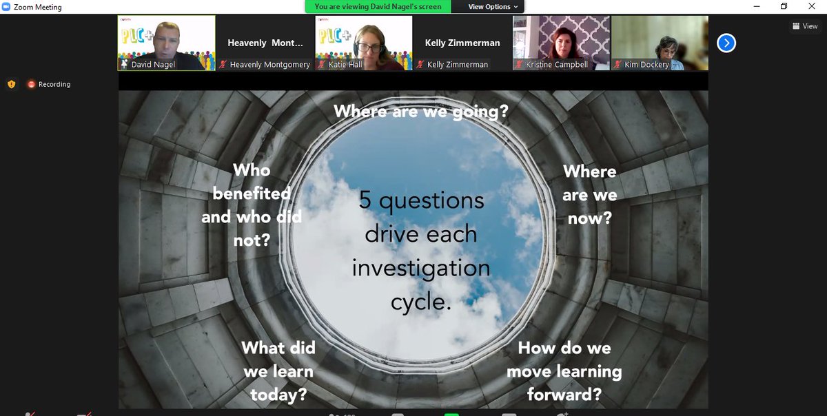 'A PLC is not the meeting'.  'PLCs are about adult learning first'. @Dave_Nagel1   #VirtualPLC