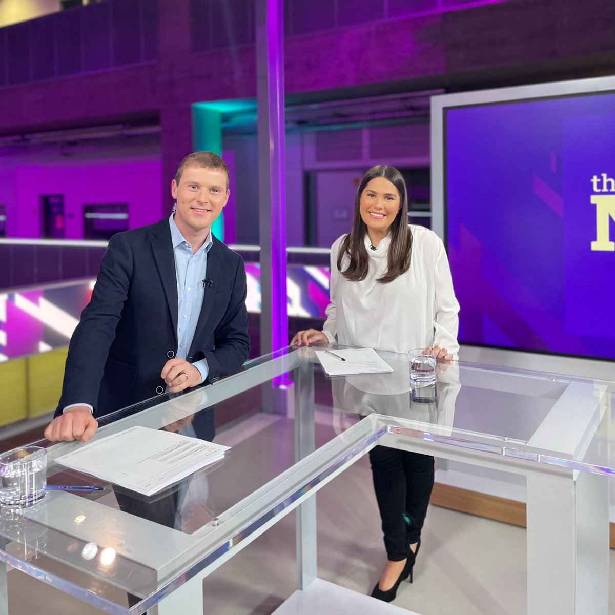 ConnorGillies's tweet photo. Join us at 9pm on @BBCScotland for @rjcurran2’s last show before she goes off to have her baby 👶 

She’s a proper legend who we’ll all miss. See you in a year 📺 @BBCScotNine https://t.co/FKRMQS7r2N