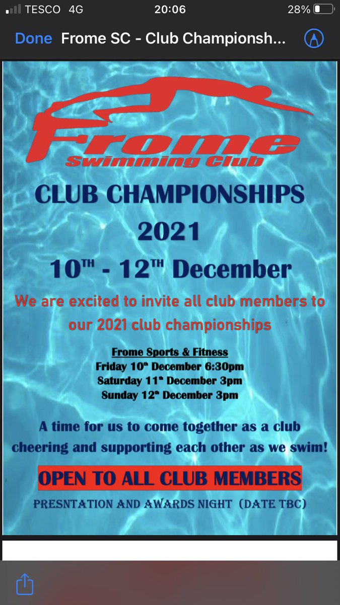 Frome Swimming Club tweet media