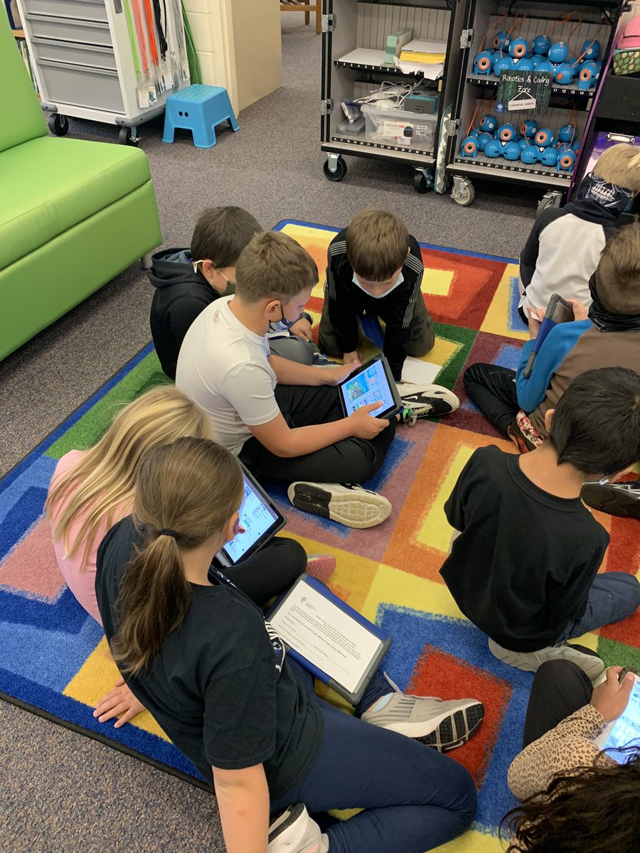 Oh the excitement in the IDC! Thank you Mrs. Gorbett for connecting us with the Libby app! <a href="/ADCCampus/">Alton Darby Creek Campus</a> <a href="/columbuslibrary/">Columbus Library</a>