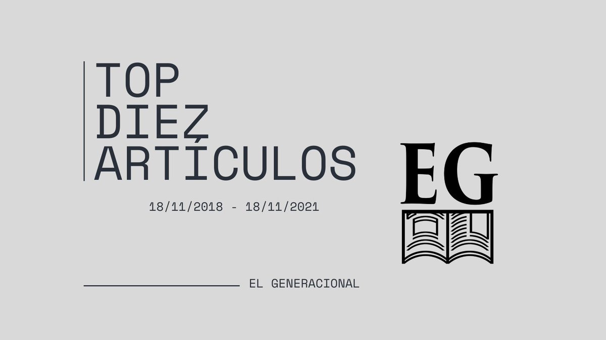 elgeneracional's tweet photo. 🎂Para celebrar el 3º aniversario del periódico os dejamos con los 10 artículos más leídos de la historia de nuestra web ⬇️⬇️ https://t.co/vTcinfBDYq