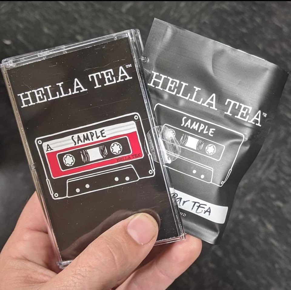 hellateaoakland's tweet image. Early on in hip-hop, rappers would hand out “Demos”  in hopes of getting signed to a label.  

Hella Tea®  tea samples pays homage to that same hustle &amp;amp; mindset.

#HellaTea #HellaOakland #HellaGood #looseleaftea #blackownedbusiness #womanownedbusiness #cassette #oakland #bayarea
