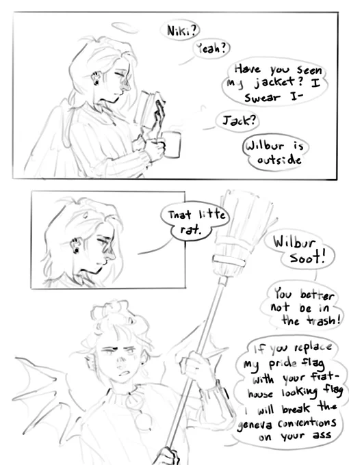 TAC!Wilbur is homophobic smh… (/j) 
