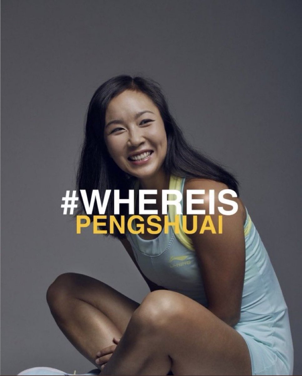 katiecboulter's tweet photo. 🙏🏼 #WhereIsPengShuai https://t.co/l9L2r7yftT