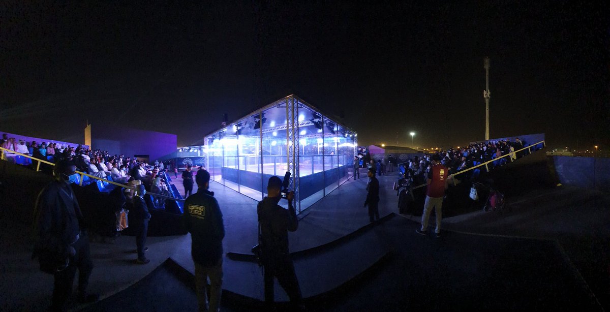 RobotsLive's tweet photo. Day 6 over, 12 to go! @RiyadhSeason #combatfield #robotcombat https://t.co/LHDFRV6TSN