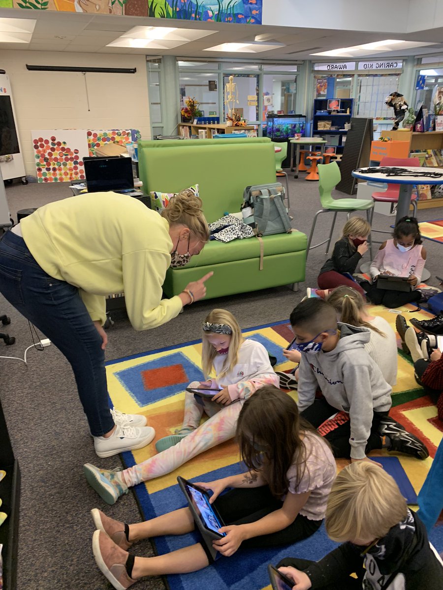 Oh the excitement in the IDC! Thank you Mrs. Gorbett for connecting us with the Libby app! <a href="/ADCCampus/">Alton Darby Creek Campus</a> <a href="/columbuslibrary/">Columbus Library</a>