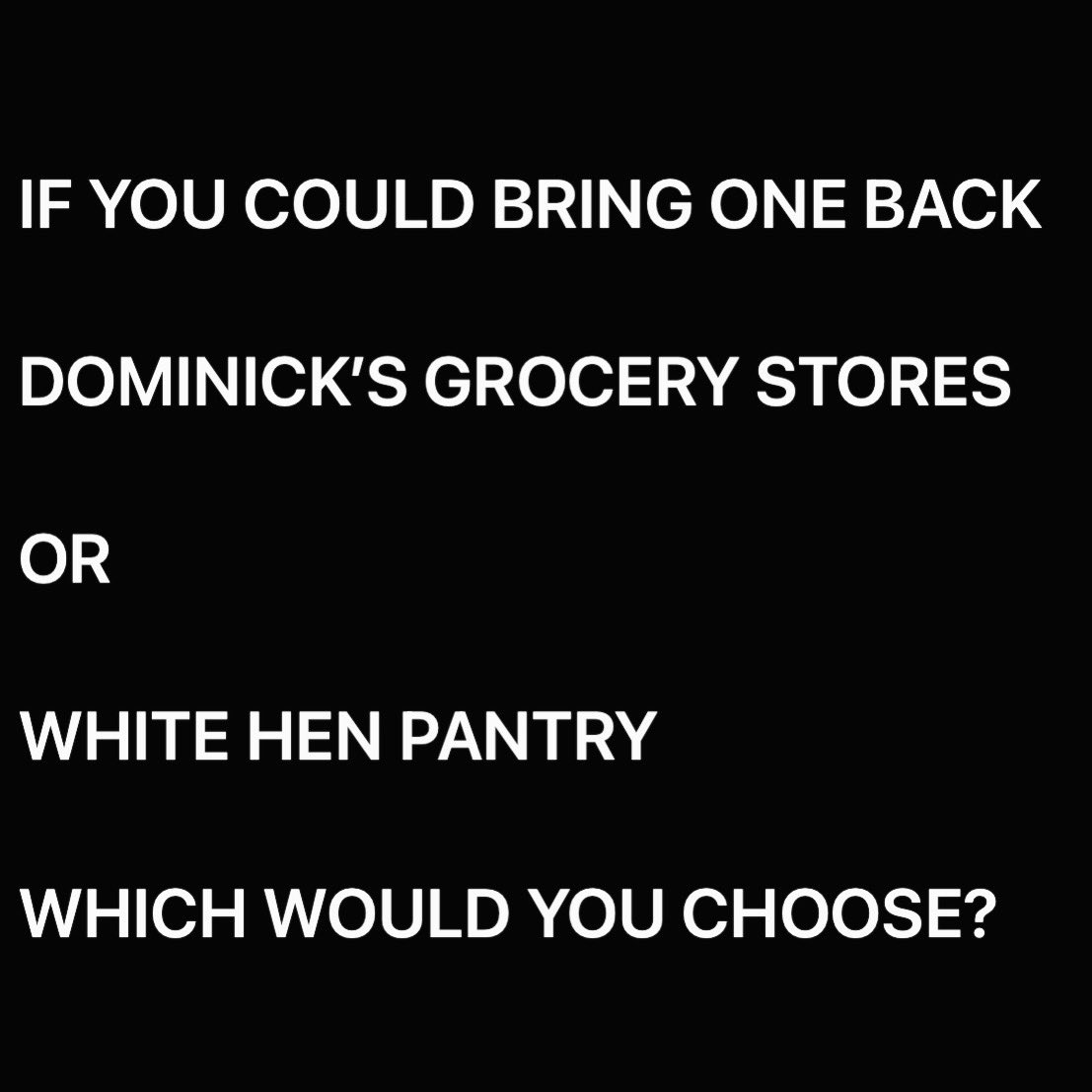Chicago_History's tweet photo. We’re going with Dominick’s.

What about you?

#ChicagoHistory 👈 https://t.co/QrwfvmnWBX