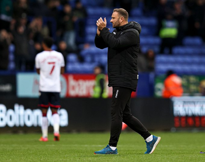BoltonFClub's tweet photo. 💬𝗘𝘃𝗮𝘁𝘁: “I’m the head of the football department, I am the leader and I have to take responsibility. That was unacceptable. But, we have to have perspective because there’s still a lot to come from this group of players. I will make sure that we are better.”

#BWFC https://t.co/nA6rxEmApM