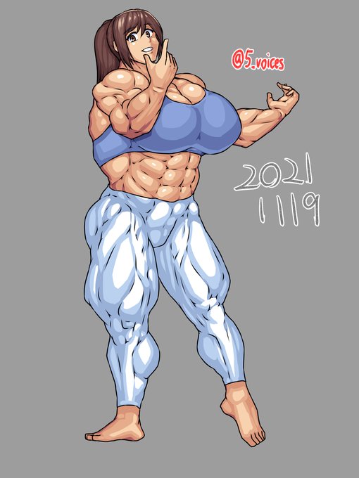 ボディビル模写。 