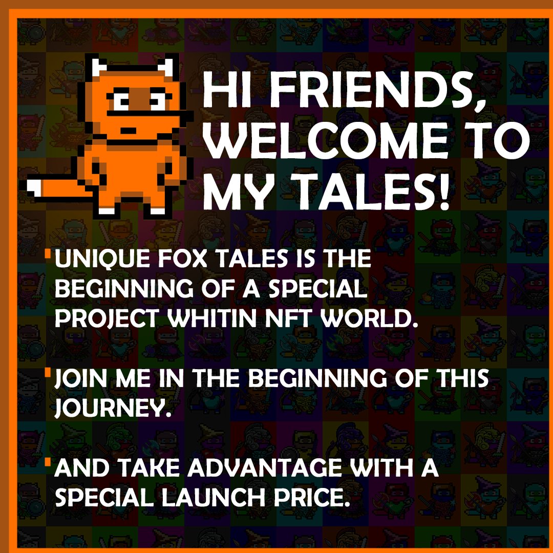 If you want to own an NFT collection income potencial, contact me or go to the unique fox tales opensea collection.
.
.
#nft #nftart #nftartist #nfts #nftcollector #nftcommunity #cryptoart #critoartist #nftphotography #nftanimation #nftvideo #digitalart #OpenSeaNFT #openseanftart