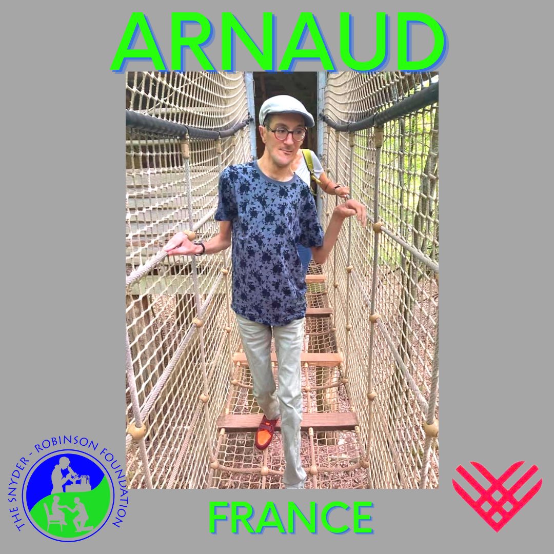Snyder_Robinson's tweet photo. Countdown to #GivingTuesday! For the next few weeks, we are featuring a Star a day. Our SRS Stars come from 22 countries, and counting.

Today's Star is Arnaud, who lives in France. Arnaud is #SRStrong!

#givingtuesday2021
#SRStrong
#curesrs💙💚💙💚 
#snyderrobinsonsyndrome https://t.co/oNfMojMTHO