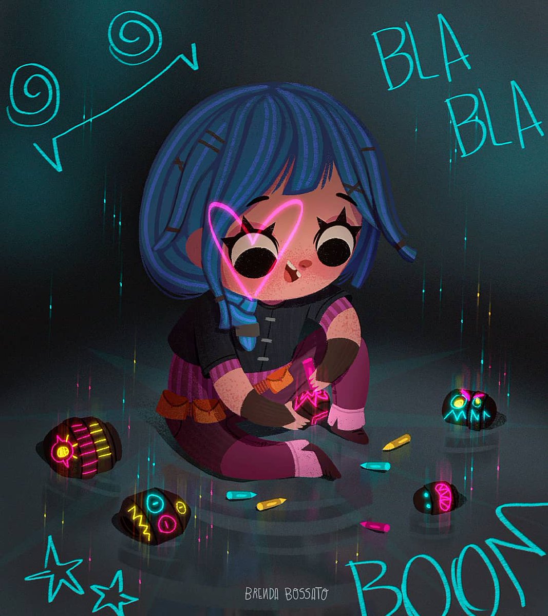 brebossatoart's tweet photo. Jinx? É de Jinx! DÃÃÃ!
Ilustra feita em parceria com a @XPPEN_BR ! Usei a tela interativa Artist Pro 12! Em breve sai Review 😍

#arcane #leagueoflegend #jinx #powder #lol #xppen https://t.co/oXd78anMGr