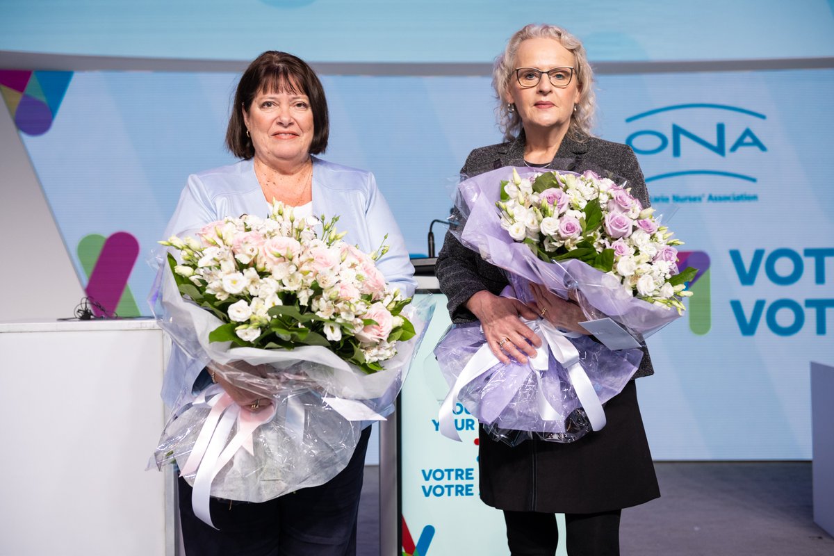 ontarionurses's tweet photo. Day 4 is under way at #onabiennial21 and today we heard from @CFNUPresident, followed up by Constitutional Amendments and Resolutions! 👍

More photos: https://t.co/dPiVRVbQJu https://t.co/Xny2sGazco