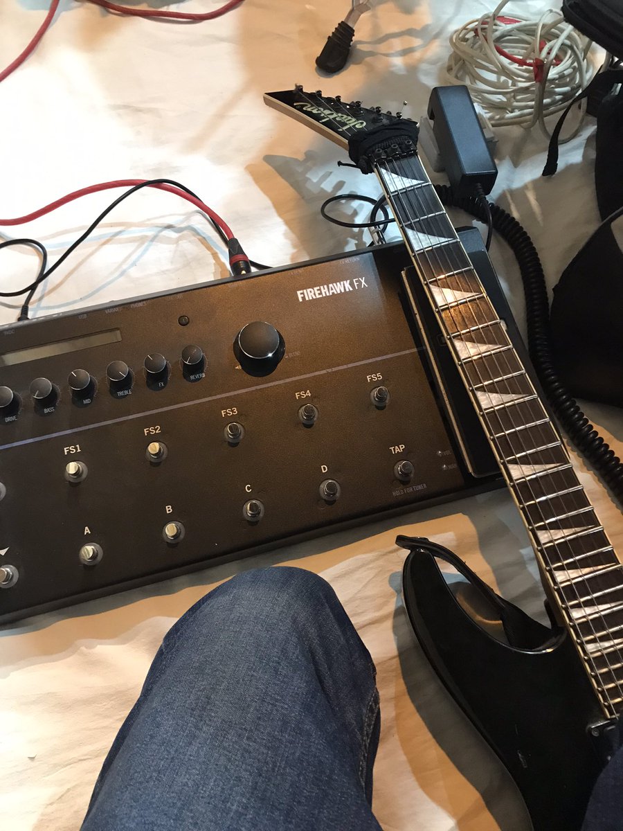 wilfredclint0n's tweet photo. During sound check.
.
#WilfredClintonOfficial #soundcheck #church #event  #guitarist #musician #artist #life #firehawkfx #line6 #jacksonguitars #guitar https://t.co/DBZIvomG10