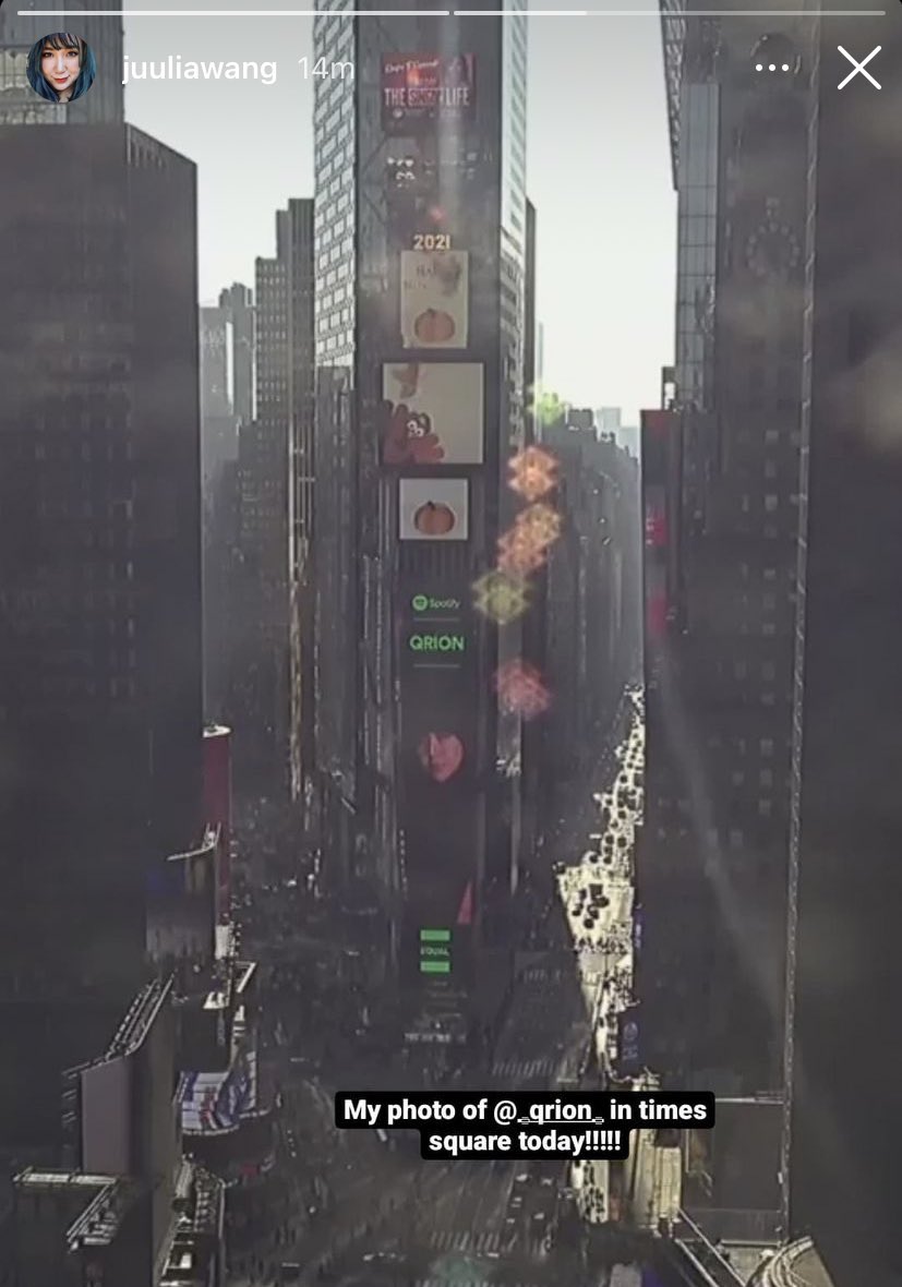 I made it to the nyc time square today🥺