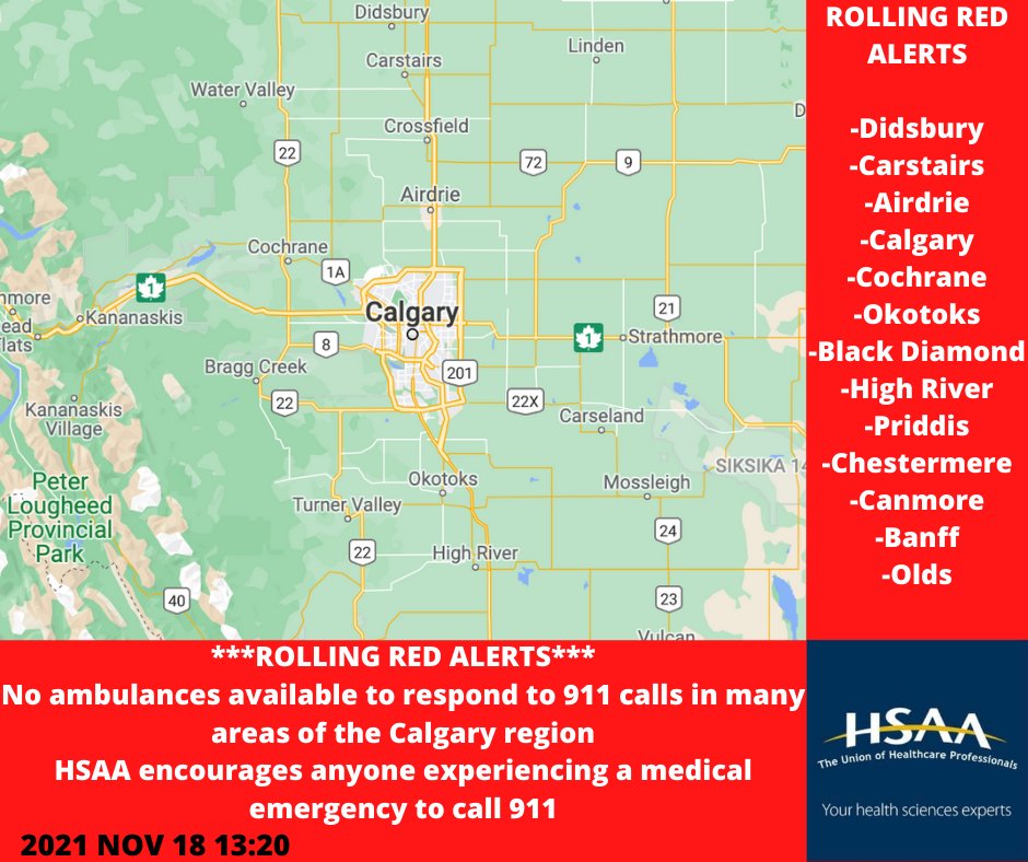 HSAAlbertaEMS's tweet image. #HSAAEMS #REDALERT #ROLLINGRED #CalgaryRegion #yyc #ableg #ABHealth #AHS