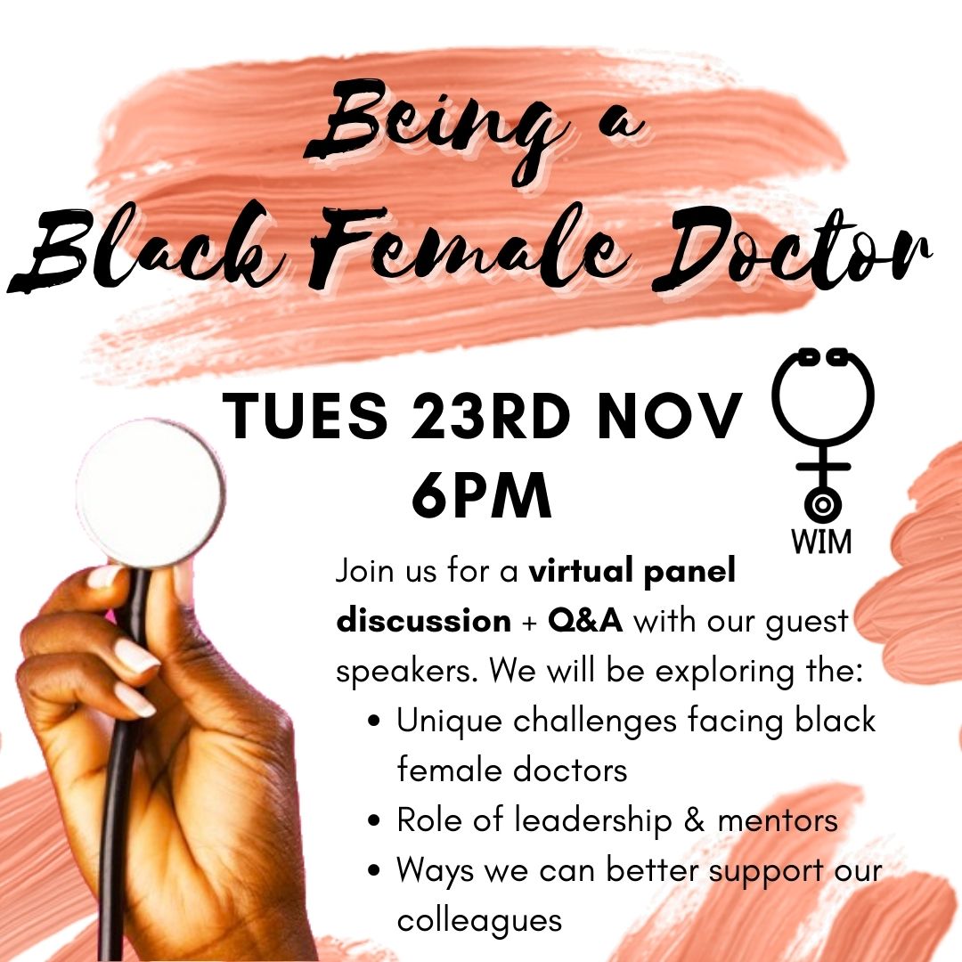 uobwim's tweet photo. Join us for a virtual panel discussion + Q&amp;A with our fabulous guest speakers Dr Aziza Sesay &amp; Dr Amanda Chisholm. 
We will be exploring the:
- Unique challenges facing black female doctors
- Role of leadership &amp; mentors
- Ways we can better support our colleagues
See you there! https://t.co/a4VviO9KaX