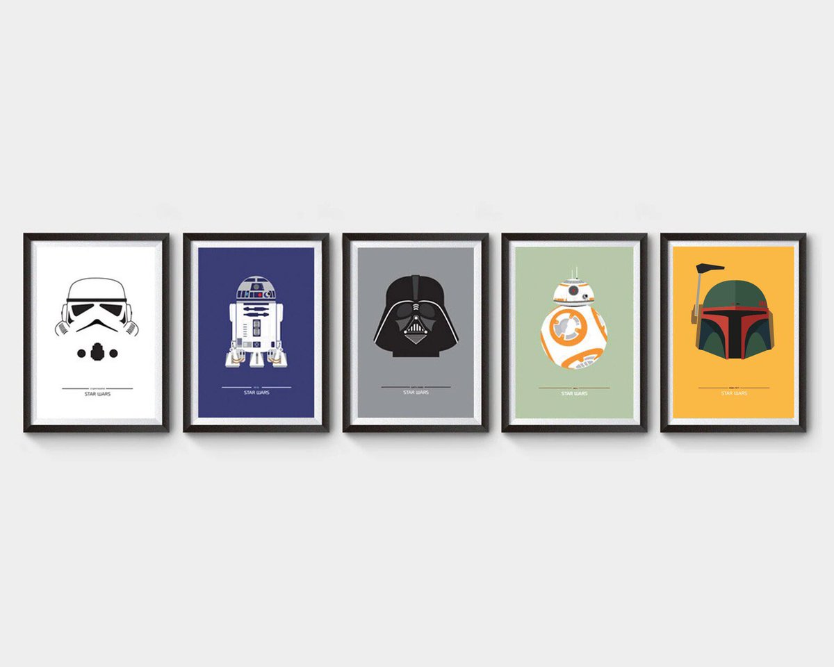 ArchivePosters's tweet photo. Now you can buy all 5! Boba fett has been added to the collection visit https://t.co/UD1LFLNsSc #starwars #movieposter https://t.co/QvMu6svicf
