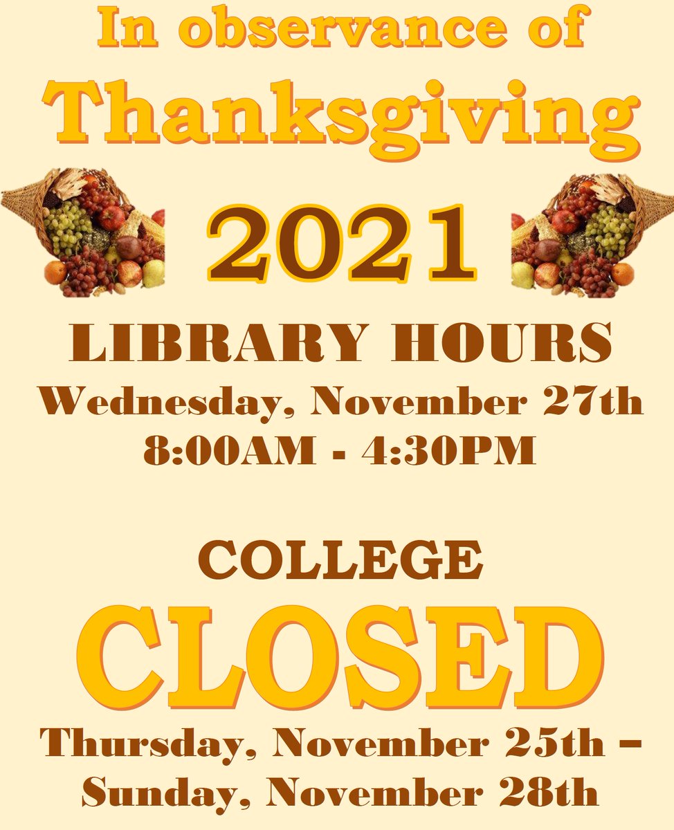 pgcclibrary's tweet photo. 🦃 https://t.co/pNpzf7mref