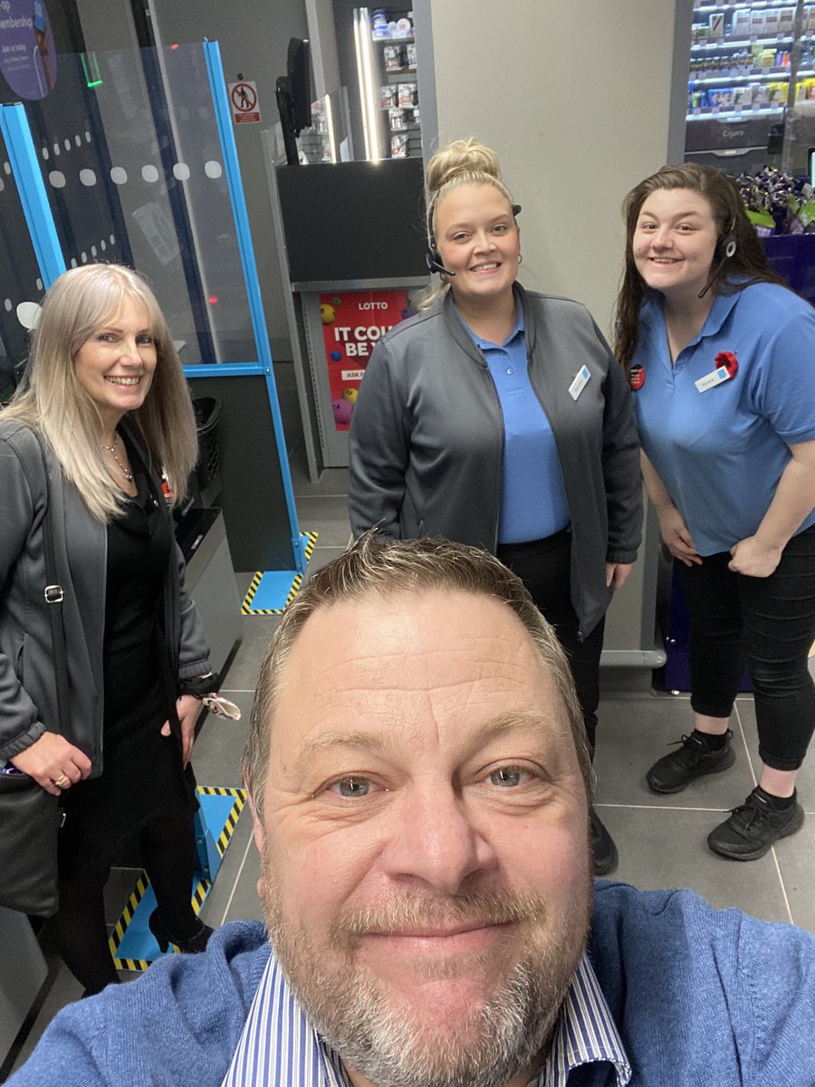 Next stop on our colleague safety visits and it’s Romford Main Road with <a href="/Vicky66405051/">Vicky</a> Two really great colleagues who feel really safe in their store. #saferColleaguesSaferCommunities#FreedomFromFear