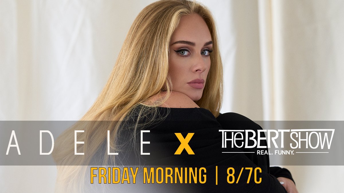 AllTheHitsB951's tweet photo. Don't miss this exclusive conversation with @Adele, @BertShowBert, &amp; @KrisKling. https://t.co/5rlbilvNfC