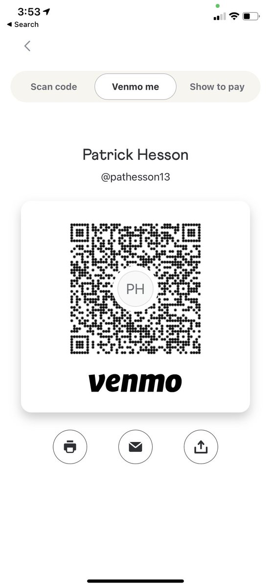 pathesson13's tweet photo. @Venmo @hesson_claire #VenmoItForward https://t.co/QI4mPZTliv