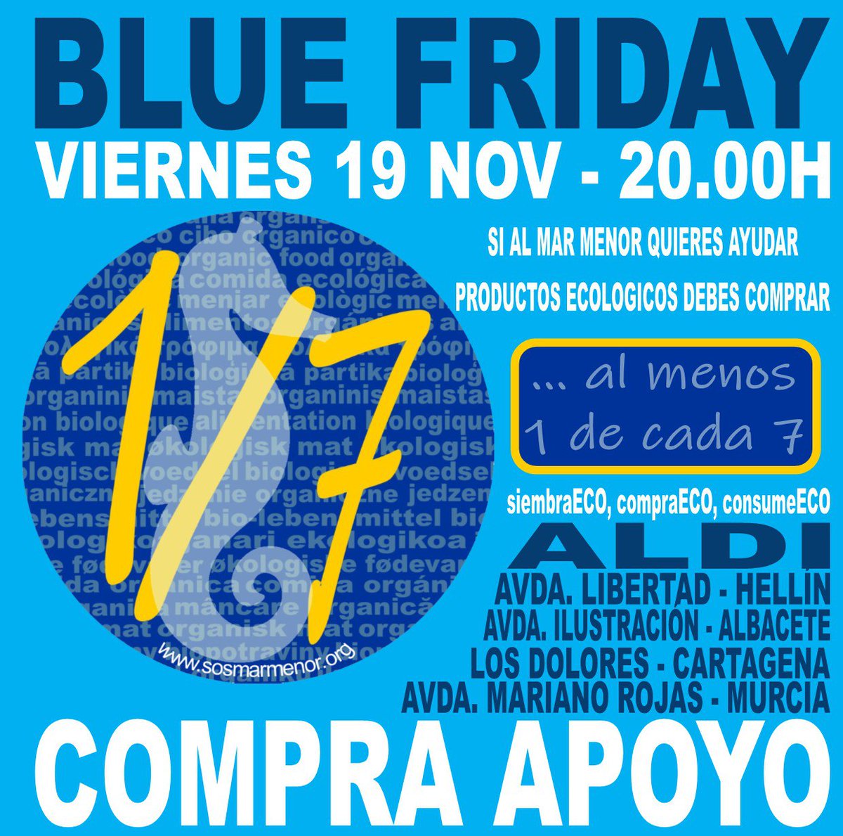 Regmurcialimpia's tweet photo. Parece que la sociedad civil quiere cerrar filas con la compra #ecorresponsable con el #MarMenor https://t.co/XfZbdtkbOo