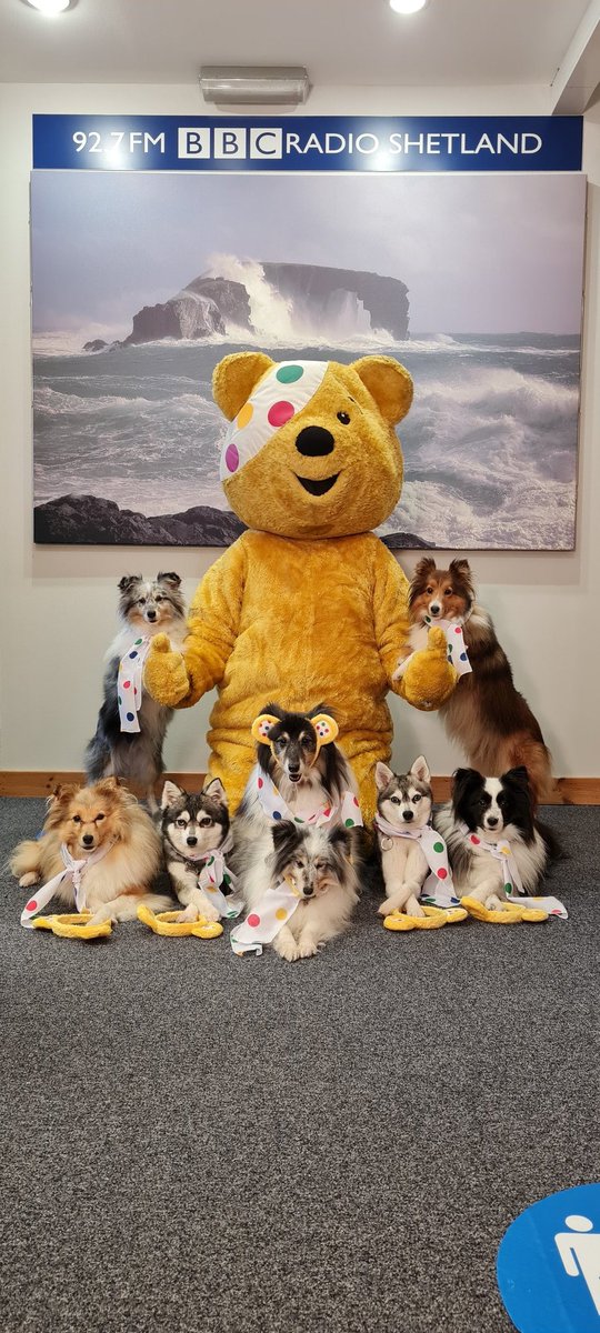 It is our absolute pleasure to announce that we've been asked to host the warm up to "Children in Need 2021" at BBC Radio Shetland this year!! ❤😍📻🎙🧸 

Please send over some messages/dedications to: radio.shetland@bbc.co.uk for us to read out LIVE on air! 

#childreninneed