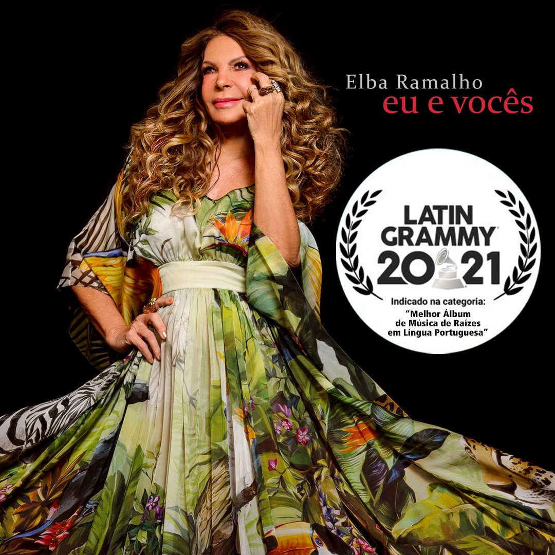 elbaramalho's tweet photo. Hoje tem @LatinGRAMMYs e meu álbum mais recente, "Eu e Vocês", concorre como Melhor Álbum de Música de Raízes de Língua Portuguesa". 🥰 Quem vai assistir comigo? https://t.co/KKDaJz9mUY
